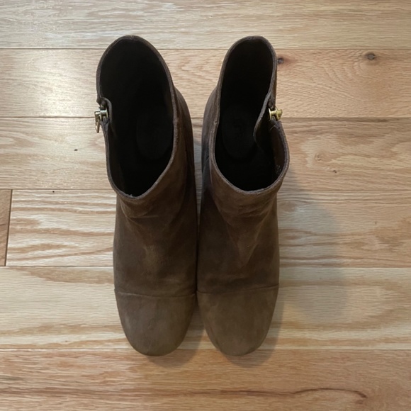 J crew suede chestnut ankle boots - Picture 3 of 6